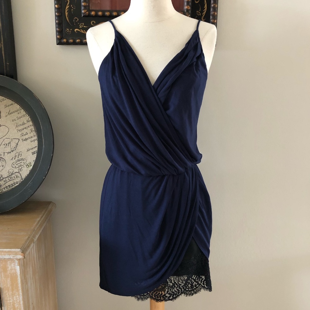 Diane Von Furstenberg mini dress peek-a-boo slip 4